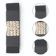 11mm Diamante Elasticated Stretchable Clip-ons Waist Belt Women Fashion Accessory